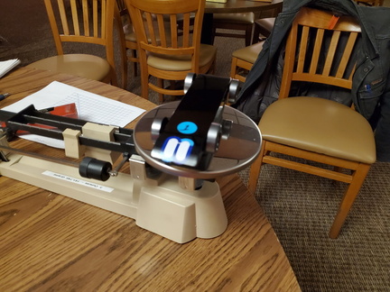 Weighing in