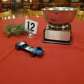 Winning car & trophy
